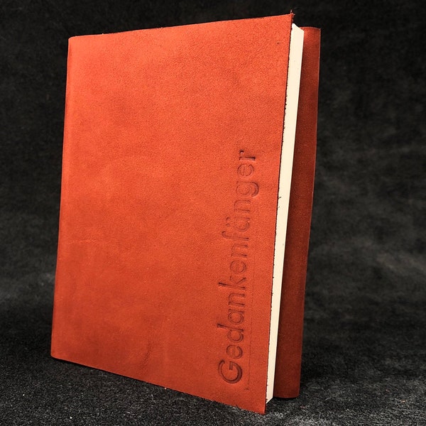 A6 | Gedankenfänger | Notizbuch | Personalisierung inklusive | Ledereinband | Tagebuch | Softcover | 360 Seiten stark | handmade in Berlin