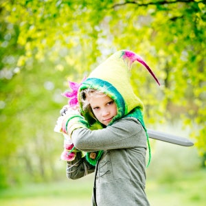 Medieval hat/Fairyhat / cosplay hat/ hooded/ medieval hooded