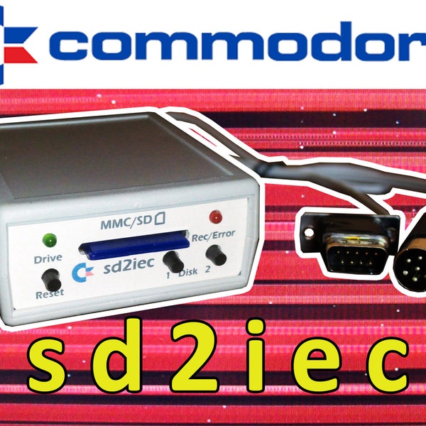 SD2IEC SD Card Reader for Commodore 64 / 128 / VIC ,1541 Disk Drive Emulator C64