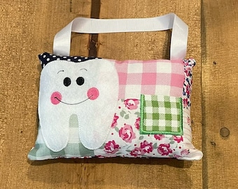 Tooth Fairy Pillow | Boy Tooth Fairy Pillow | Girl Tooth Fairy Pillow | Tooth Fairy | Pink | Rose