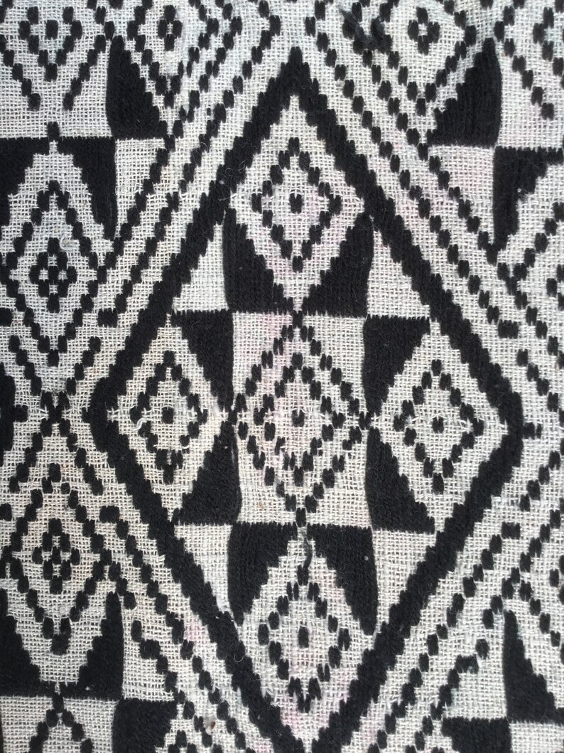 Vintage Vietnamese Tribal Hmong Tay Handwoven Cotton Blanket Etsy