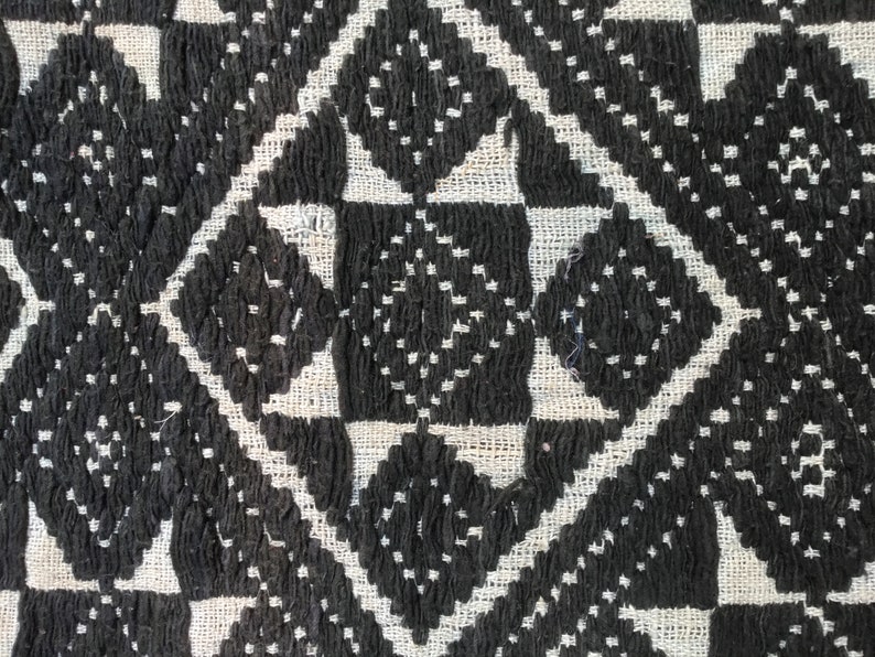 Vintage Vietnamese Tribal Hmong Tay Handwoven Cotton Blanket Etsy