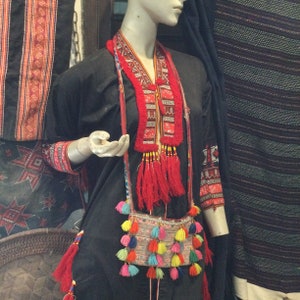 Vintage tribal Hmong Dao in SaPa ,LaoCai area in the north of Vietnam