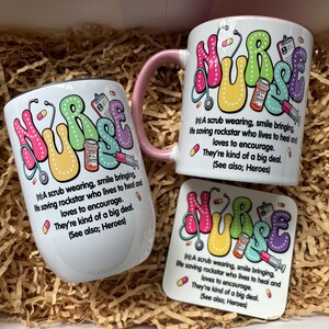 Nurse gift set - Nurse gift - Nurse mug
