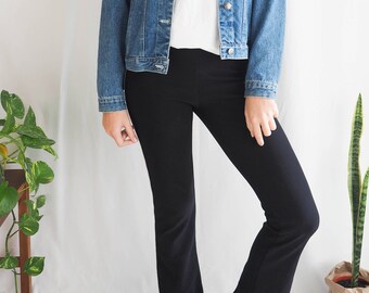 vintage high waisted black tracksuit sportswear pants