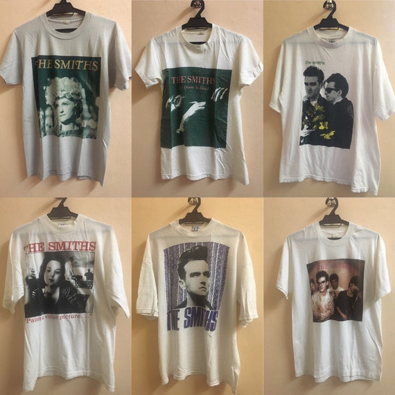 Lot 6 VINTAGE 80s THE SMITHS band tee radiohead ma
