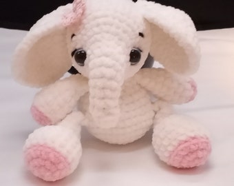Crochet elephant-Amigurumi gift