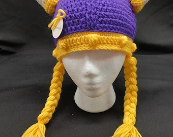 Viking Hat with Braids: Acrylic Child Costume