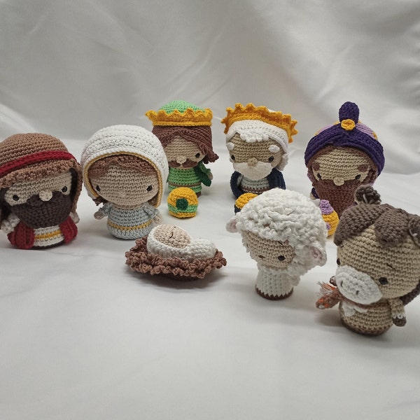 Crocheted Nativity Set