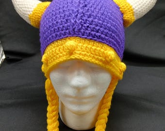 Viking Hat- Adult Braids-2 sizes