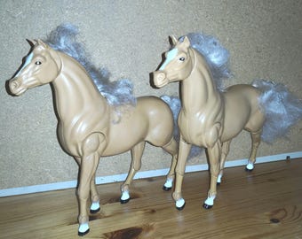 Horses Mattel Barbie original with functions, movable joints, running function, neighing, neck movable and similar