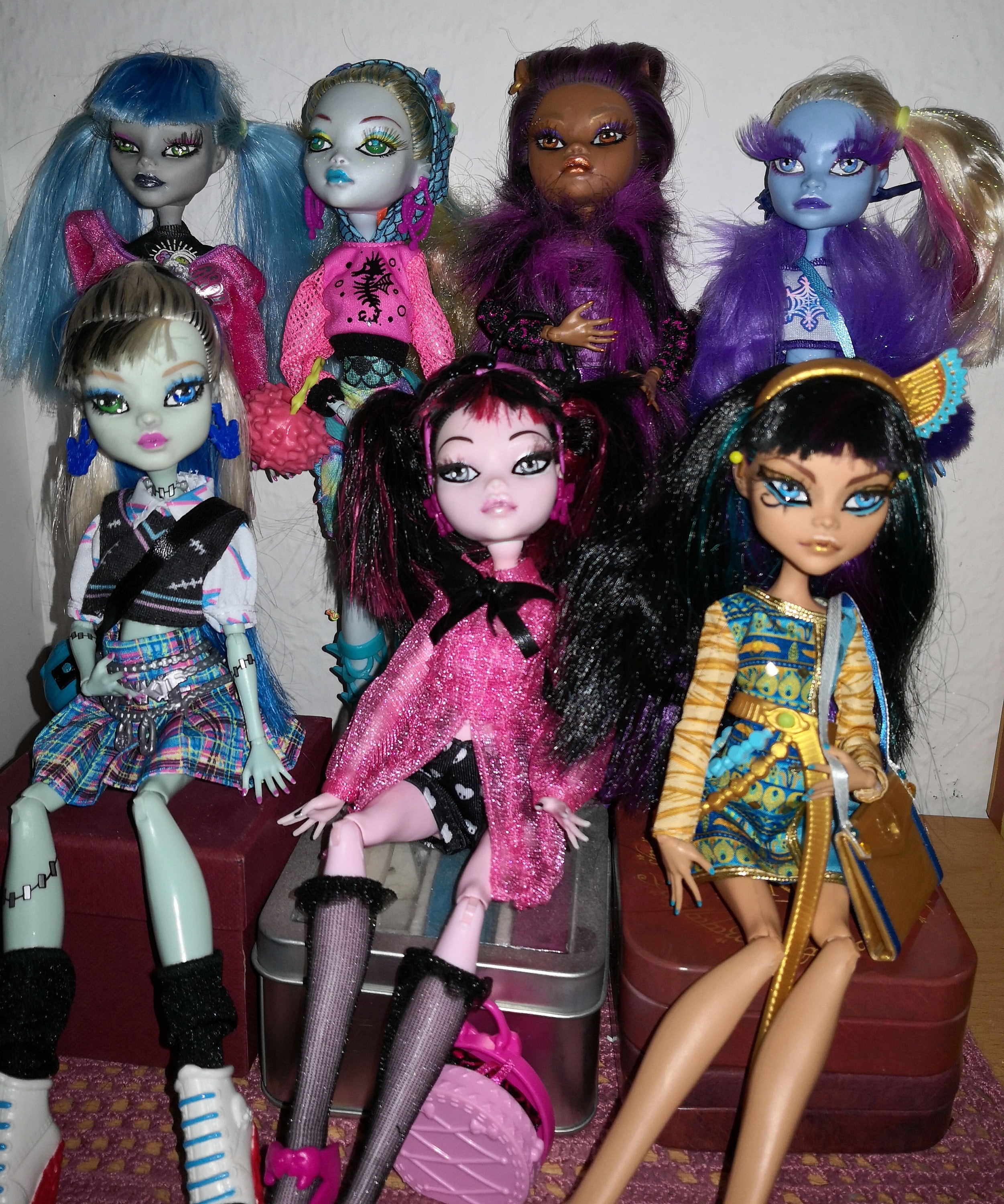 Ooak モンスターハイ人形（標準 G2）THE CLIQUE ドラキュローラ