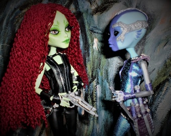 ooak Monster High doll repaint Superheroes, Gods and Guardians inspired Unique/Collectibles