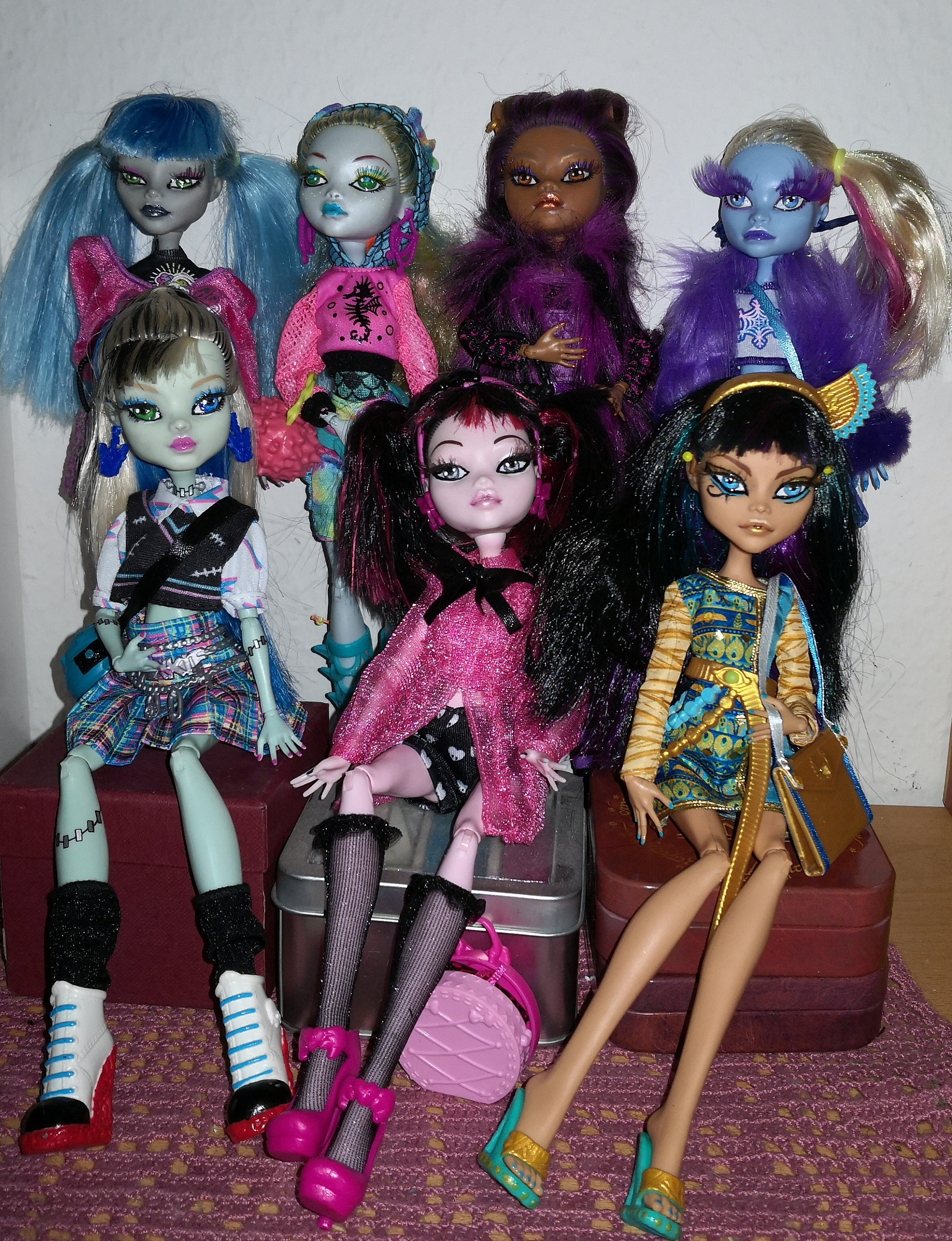 Ooak モンスターハイ人形（標準 G2）THE CLIQUE ドラキュローラ