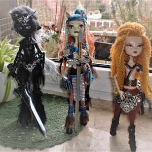 ooak Monster High Doll Trotter / CENTAUR / Centaur Warrior Horse Creature