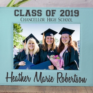 Graduation Frame, High School Grad, Personalized Frame, 5x7 Picture Frame, 4x6 Frame, 8x10 Photo Frame, Graduation Gift, Gift for Graduate