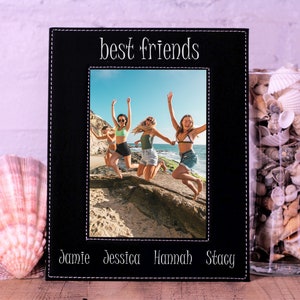 Friend Picture Frame, Custom Picture Frame, Personalized Photo Frame, 5x7 Picture Frame, 4x6 Frame, 8x10 Photo Frame, Best Friend Gift