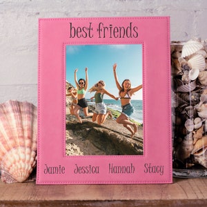 Friend Picture Frame, Custom Picture Frame, Personalized Photo Frame, 5x7 Picture Frame, 4x6 Frame, 8x10 Photo Frame, Best Friend Gift