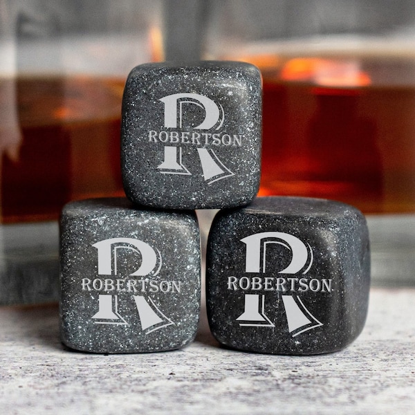 Whiskey Stones, Whiskey Stone Set, Whiskey Gift, Home Bar, Groomsman Gift, Personalized Chilling Stones, Drink Stones, Personalized Whiskey