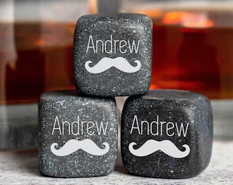 Whiskey Stones, Whiskey Stone Set, Whiskey Gift, Home Bar, Groomsman Gift, Personalized Chilling Stones, Drink Stones, Personalized Whiskey