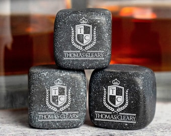 Whiskey Stones, Whiskey Stone Set, Whiskey Gift, Home Bar, Groomsman Gift, Personalized Chilling Stones, Drink Stones, Personalized Whiskey