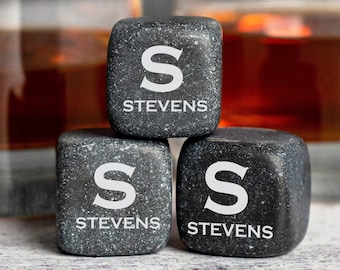 Whiskey Stones, Whiskey Stone Set, Whiskey Gift, Home Bar, Groomsman Gift, Personalized Chilling Stones, Drink Stones, Personalized Whiskey