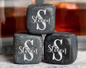 Whiskey Stones, Whiskey Stone Set, Whiskey Gift, Home Bar, Groomsman Gift, Personalized Chilling Stones, Drink Stones, Personalized Whiskey