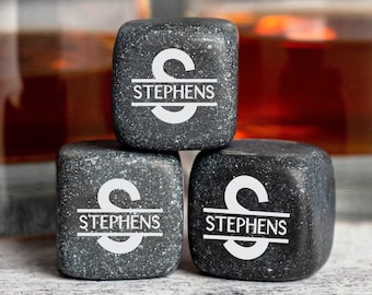 Whiskey Stones, Whiskey Stone Set, Whiskey Gift, Home Bar, Groomsman Gift, Personalized Chilling Stones, Drink Stones, Personalized Whiskey
