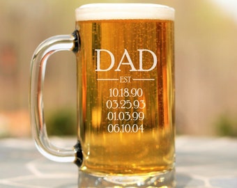 Download Fathers Day Beer Mug Etsy