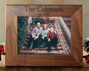 4x6 Frame Family Photo Frame 8x10 Photo Frame Custom Picture Frame Family Portrait Personalized Frame 5x7 Picture Frame Family Gift