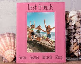 Friend Picture Frame, Custom Picture Frame, Personalized Photo Frame, 5x7 Picture Frame, 4x6 Frame, 8x10 Photo Frame, Best Friend Gift