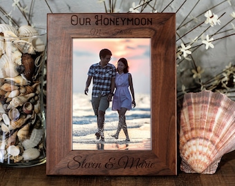 Honeymoon Gifts, Honeymoon Picture Frame, Honeymoon, Newlywed Gift, Gift for Newlyweds, Honeymoon Gifts for Couples, Honeymoon Shower