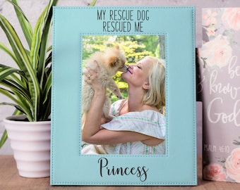 Cat Lover, Dog Lover, Rescue Pet, Pet Adoption Frame, Pet Lovers, Pet Picture Frame, Adopted Pet, Adopt Don't Shop,  Cat Rescue, Dog Rescue