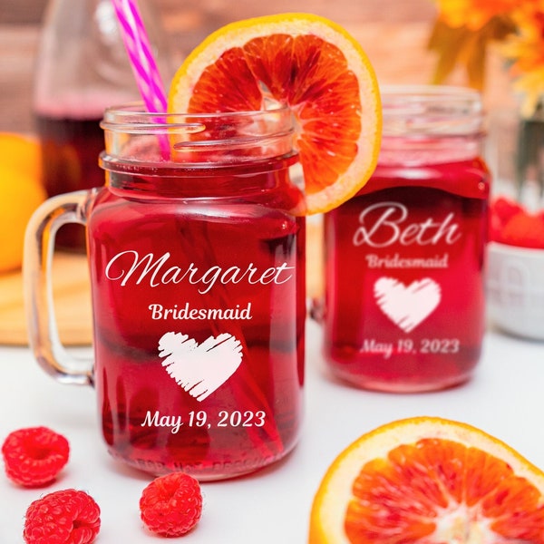 Mason Jar Glasses Etsy