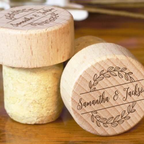 Personalized Bulk Wine Stoppers Engraved Cork Stopper Etsy