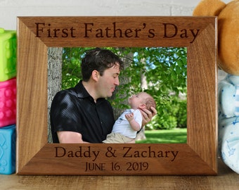 Primer Día del Padre, Regalo del Día del Padre, Regalo para Futuro Papá, Papá Nuevo, Regalo para Papás Primerizos, Papá por Primera Vez, Marco de Fotos Personalizado, Regalo para Papá