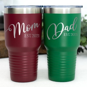 Qtencas Gifts for Parents, Mom and Dad Est 2024 Stainless Steel Insulated  Travel Tumbler Set, Mom an…See more Qtencas Gifts for Parents, Mom and Dad