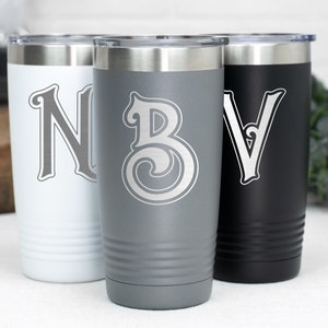 Personalized Tumbler, 20oz Tumbler, Custom Tumbler, Stainless Steel Mug, Laser Engraved Tumbler, Monogram Tumbler, Travel Mug, Insulated