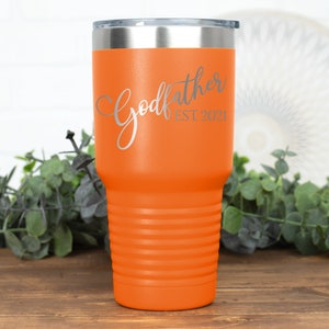 Godfather Gift, Godfather Tumbler, Gift for Godfather, Will You Be My Godfather, Godfather Coffee Tumbler, Travel Mug, Godfather Birthday
