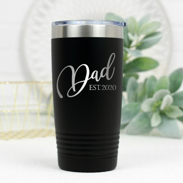 New Dad Gift, Dad Announcement, Dad To Be, Fathers Day Gift, Dad Tumbler, Dad Est, New Daddy, Father Gift, Dad Baby Announcement, Coffee Mug
