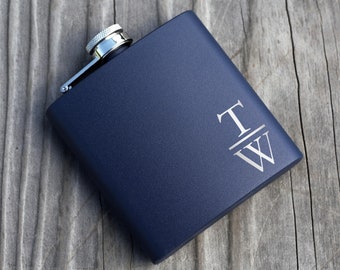 Custom Hip Flask, Personalized Flask, Flask for Men, Engraved Flask, Stainless Steel Flask, Groomsman Gifts Flask, Wedding Flask, Bachelor