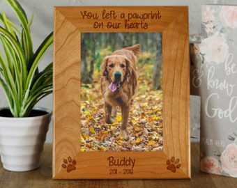 Pet Loss, Memorial Frame, In Memory of Dog, Pet Memorial, Custom Memorial Gift, Pet Lover, Dog Lover, Cat Lover, Dog Memorial, Cat Memorial