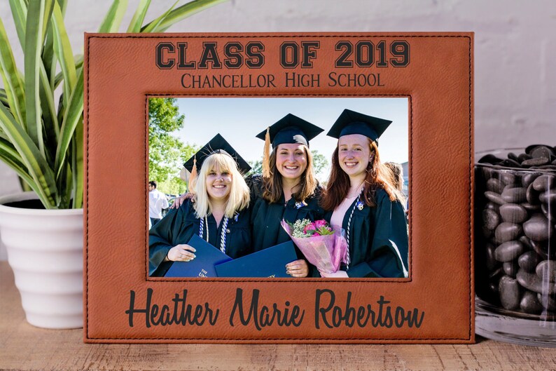 Graduation Frame High School Grad Personalized Frame 5x7 Etsy