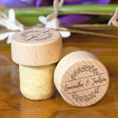 Personalized Bulk Wine Stoppers Engraved Cork Stopper Etsy
