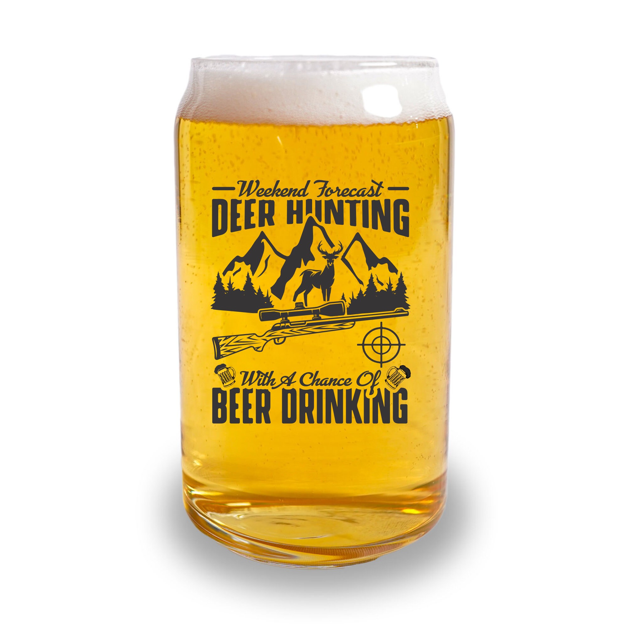 Hunting And Fishing Beer Glasses Gifts For Men – Broquet