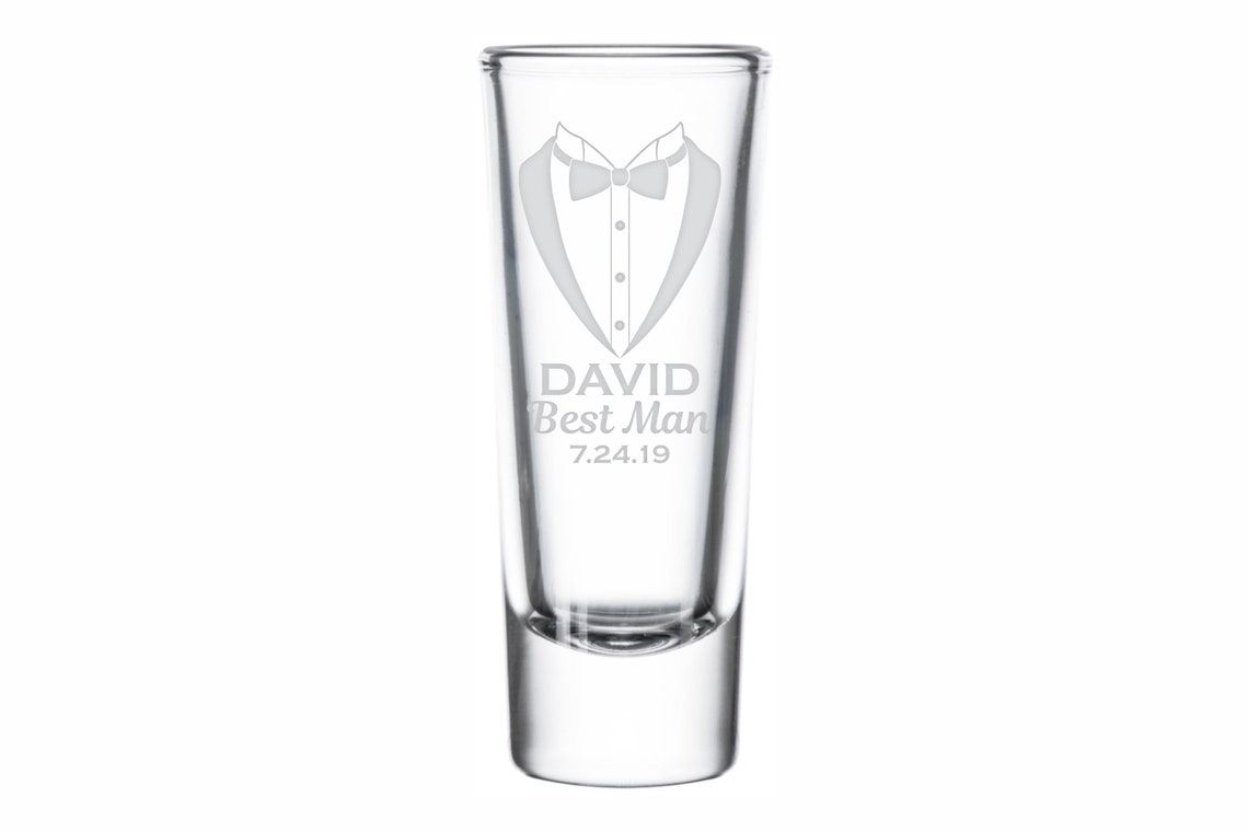 Personalized Shot Glasses Custom Shot Glasses Bridal Party Etsy