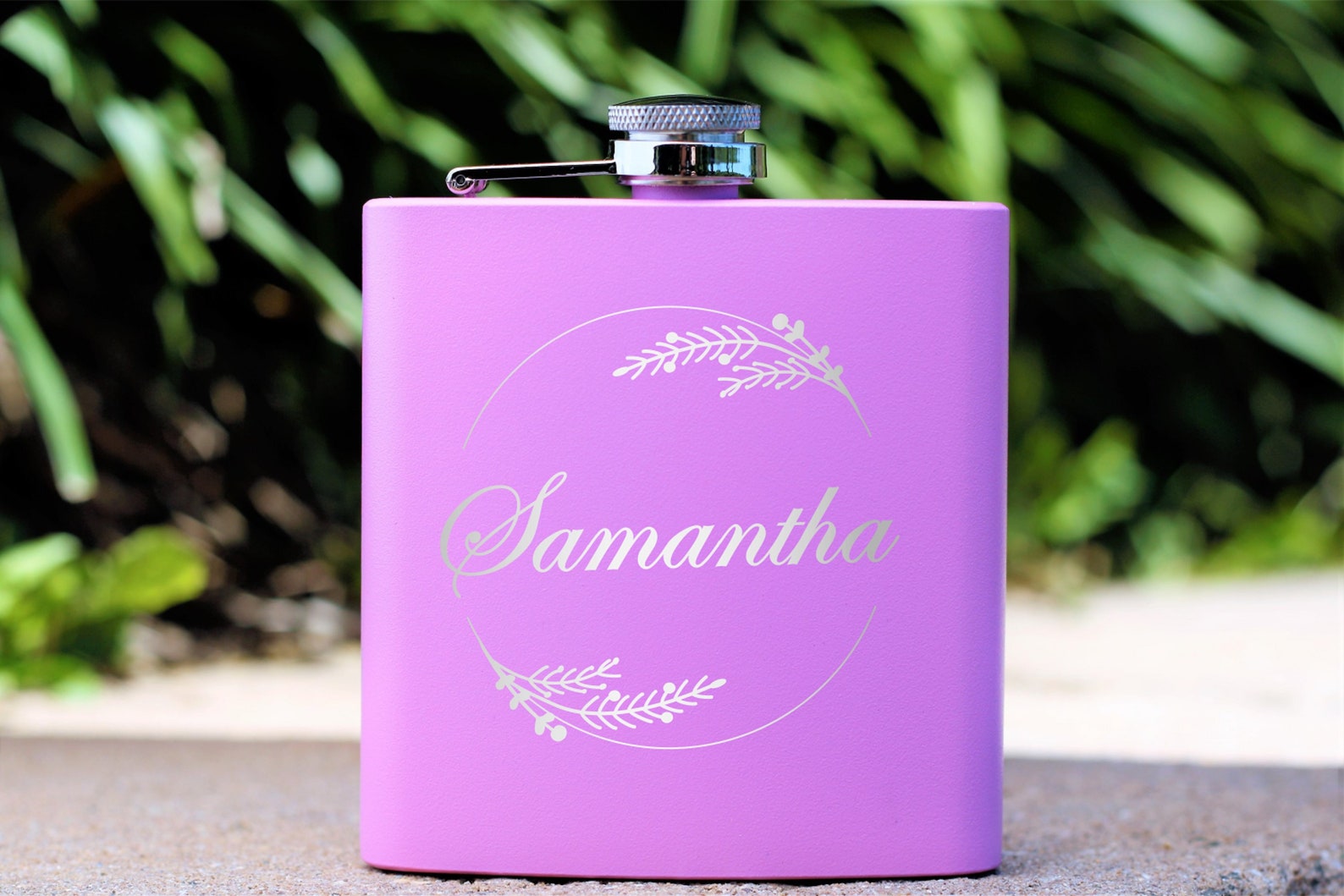 Flask for Women Bridesmaid Gift Custom Flask Maid of Honor Etsy