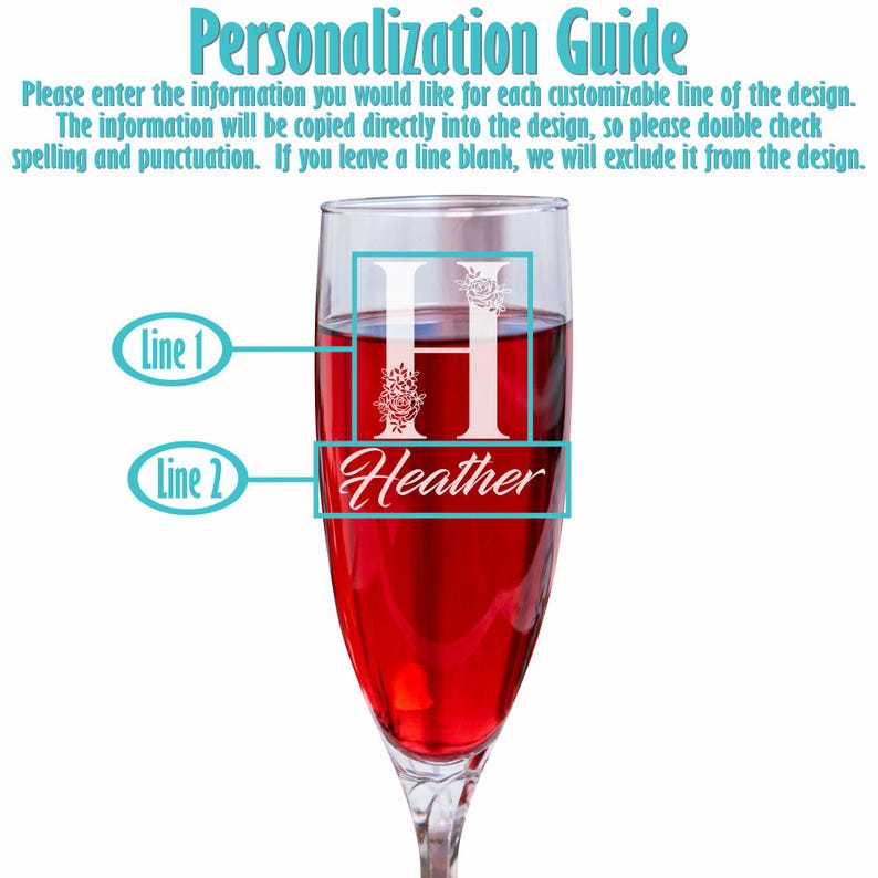 Bridesmaid Champagne Flutes – Personalized Wedding Party Glasses – Custom Bridal Party Gift for Getting Ready Design 1