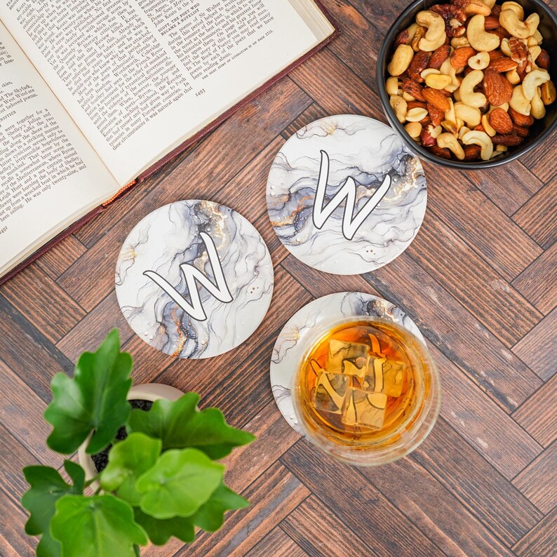 BlueRidgeMountainCo Monogram Coasters - Thumbnail 4