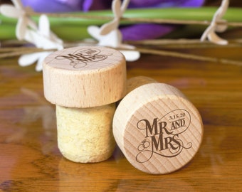 Wedding Thank You, Wedding Favors For Guest In Bulk, Wedding Favors, Thank You Wedding Guest, Personalized Wine Cork, Custom Wedding Favor